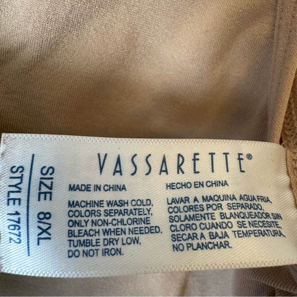Vassarette Tan Shapewear Tank Top lingerie 0008 - Picture 8 of 8